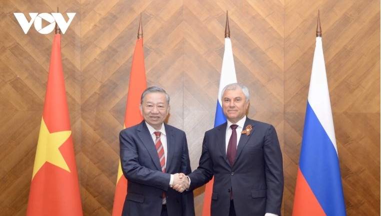 Party chief affirms Vietnam’s wish to deepen ties with Russia